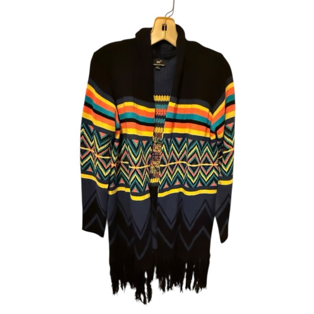 Iris Cardigan Sweater‎ with Fringe